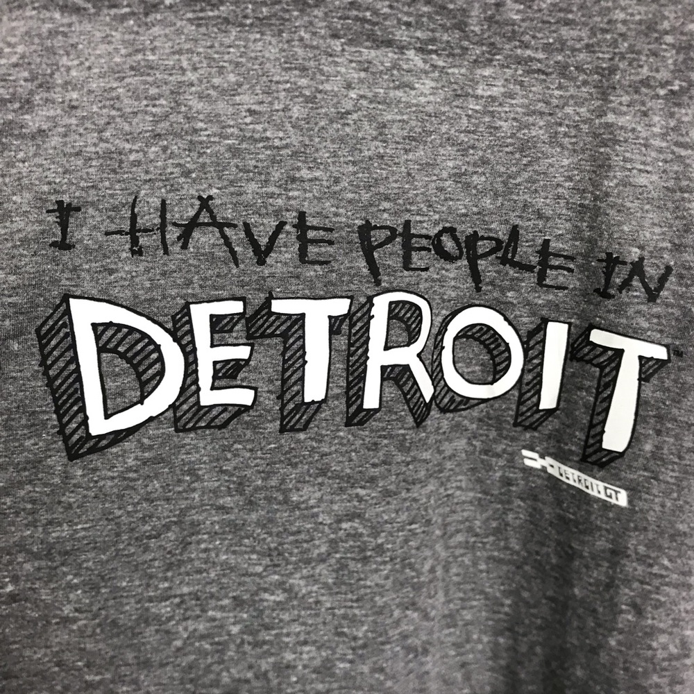 Gray Detroit TShirt